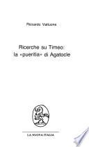 Ricerche su Timeo