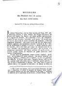 Ricerche sui diamanti detti di natura del dott. Luigi Bossi. Inserite nel t. 10. 2. bim. 1817. dal Giornale di fisica ec. di Pavia