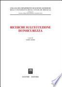 Ricerche sull'eccezione di insicurezza