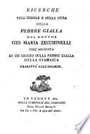 Ricerche sull'indole e sulla cura della febbre gialla
