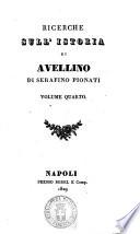 Ricerche sull'istoria di Avellino di Serafino Pionati