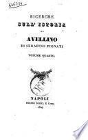 Ricerche sull'istoria di Avellino di Serafino Pionati