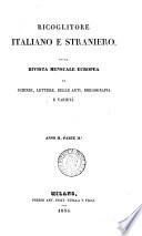Ricoglitore italiano e straniero