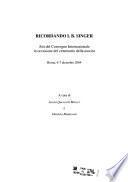 Ricordando I. B. Singer