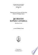 Ricordando Raffaele Cantarella