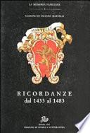 Ricordanze dal 1433 al 1483