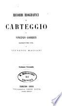 Ricordi biografici e carteggio di Vincenzo Gioberti