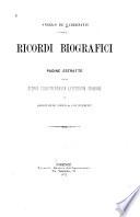 Ricordi biografici
