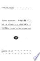 Ricordi monumentali a Pasquale Stanislao Mancini ed a Francesco De Sanctis in Ariano di Puglia, 8 novembre 1903