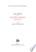 Ricordi storici, 1464-1467
