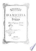 Ricordo d'amicizia per l'anno ...