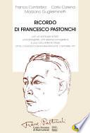Ricordo di Francesco Pastonchi