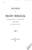Ricordo per Biagio Miraglia, professore di psichiatria all'Università di Napoli, etc