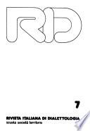 RID, Rivista italiana di dialettologia, Scuola, società, territorio