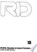 RID, Rivista italiana di dialettologia, Scuola, società, territorio