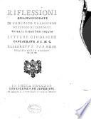 Riflessioni Disappassionate Di Federico Valignani Marchese Di Cepagati Sopra Il Libro Intitolato Lettere Giudaiche ....