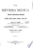 Riforma medica giornale internazionale quotidiano di medicina, chirurgia, farmacia, veterinaria e scienze affini