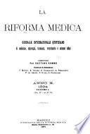 Riforma medica giornale internazionale quotidiano di medicina, chirurgia, farmacia, veterinaria e scienze affini
