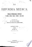Riforma medica giornale internazionale quotidiano di medicina, chirurgia, farmacia, veterinaria e scienze affini