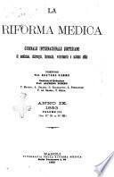 Riforma medica giornale internazionale quotidiano di medicina, chirurgia, farmacia, veterinaria e scienze affini