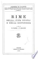 Rime della Vita nuova e della giovinezza