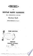 Rime di Giovan Santi Saccenti da Cerreto Guidi accademico sepolto con le note di U.P.D.C