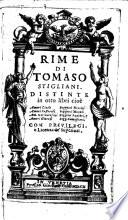 Rime, distinte in otto libri