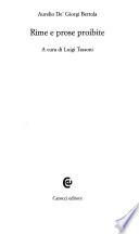 Rime e prose proibite