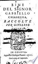 Rime ... Raccolte per Giuseppe Pauoni
