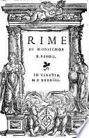 Rime. - Vinetia, 1544