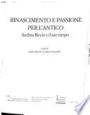Rinascimento e passione per l'antico
