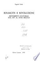 Rinascite e rivoluzioni
