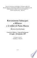 Rinvenimenti subacquei a Milazzo e il relitto di Punta Mazza