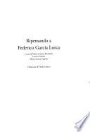Ripensando a Federico Garcı́a Lorca