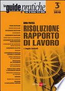 Risoluzione rapporto di lavoro
