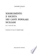 Risorgimento e società nei canti popolari siciliani