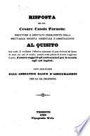 Risposta al quisito sul modo di verificare l'effettiva mancanza di peso derivata dal danno di mare nei casi di avaria, quando nella polizza di sicurta e aggiunto il patto, d'essere soggetti gli assicuratori per le avarie agli usi inglesi