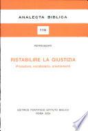 Ristabilire la giustizia
