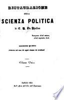 Ristaurazione della scienza politica