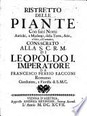 Ristretto delle piante