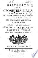 Ristretto di geometria piana