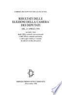 Risultati delle elezioni della Camera dei deputati del 21 aprile 1996