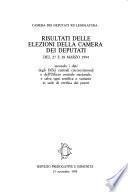 Risultati delle elezioni della Camera dei Deputati