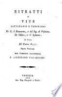 Ritratti o vite letterarie e paralleli di G. J. Rousseau, e del Sig. di Voltaire, di Obbes, e di Spinosa, e vita di Pietro Bayle