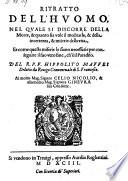 Ritratto dell'huomo, nel quale si discorre della morte