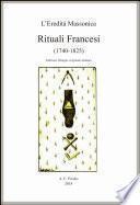 Rituali Francesi (1740 – 1825)