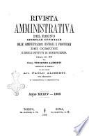Rivista amministrativa del Regno giornale ufficiale delle amministrazioni centrali, e provinciali, dei comuni e degli istituti di beneficenza