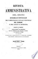 Rivista amministrativa del Regno