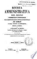 Rivista amministrativa del Regno