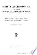 Rivista archeologica dell'antica provincia e diocesi di Como
